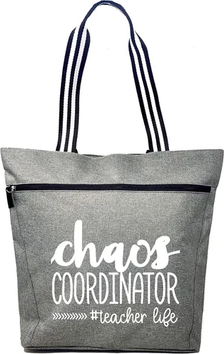Miniatura 61 de Brooke & Jess Designs Teacher Tote Bag for Work - Teacher Handbag Gifts for Women, Teacher Bag Best Teacher Appreciation Gift