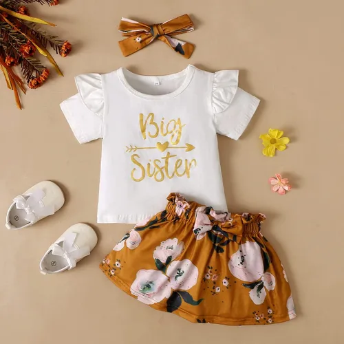 Miniatura 2 de BIRTHDAY SHARK Trajes a juego para hermana mayor y hermana pequeña a juego para niñas