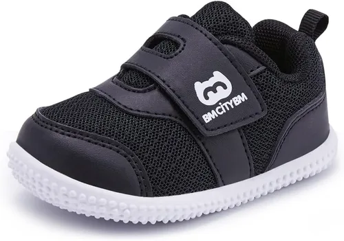 BMCiTYBM Zapatos para caminar de malla transpirable para bebés, niños y niñas, ligeros, antideslizantes, para primeros pasos, 6, 9, 12, 18, 24 meses