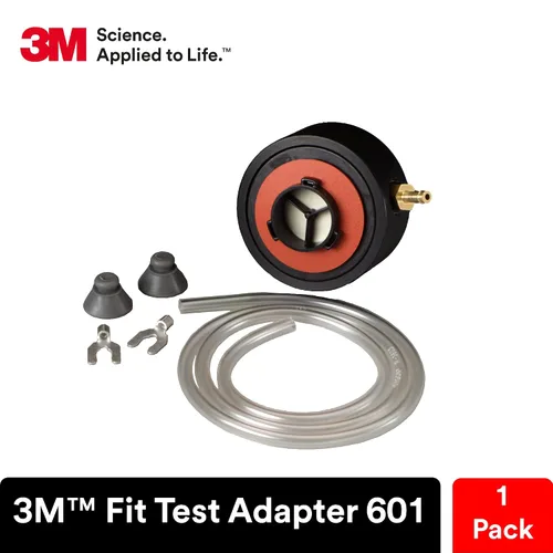 Miniatura 2 de 3M Fit Test Adapter 601, paquete de 1, prueba de ajuste de respirador reutilizable, OSHA