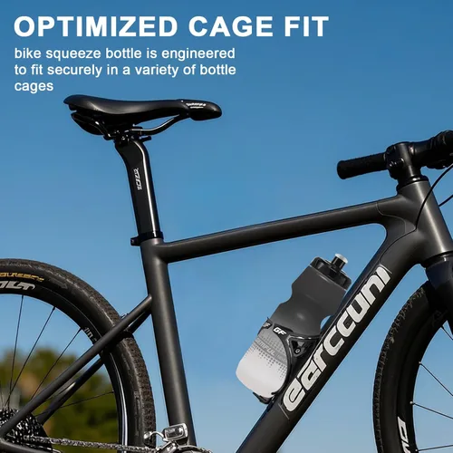 Miniatura 3 de GEMFUL Bike Water Bottle Holder and Bicycle Bottle Combo Cycling Water Bottle Cage 24oz 750ml Bpa Free Leakproof for Mountain Road Bikes Riding Cycle