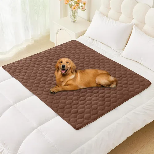 Miniatura 118 de Smiry Funda Impermeable para Cama de Perro, Manta Suave Reversible para Mascotas, Lavable a Prueba de Fugas para Gatos y Perros, Funda para Sofá