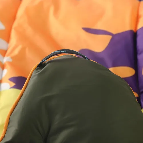 Miniatura 9 de Manta de camping impresa para exteriores, manta de picnic de 2 libras, manta impermeable hinchada para clima frío, manta cálida para senderismo