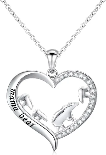 Miniatura 13 de Collar de plata esterlina para mamá, regalo para el día de la madre, dije o brazalete para mamá