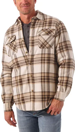 Miniatura 3 de Wrangler Authentics - Camisa de manga larga con revestimiento de Sherpa para hombre