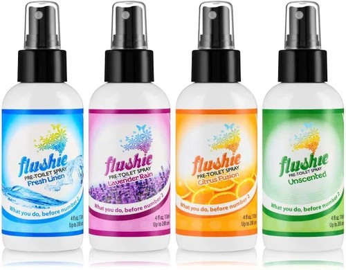 Miniatura 14 de Flushie - Aerosol preinodoro para desodorante de olores de inodoro... (lavanda, paquete de 2)