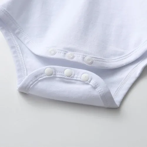 Miniatura 5 de KuKitty Conjunto de 3 piezas de ropa para bebé recién nacido, mameluco de manga larga + pantalones + sombrero