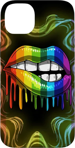 Miniatura 15 de Rainbow Lip Drip Lesbiana Gay Pride Bisexual Transgénero LGBT Funda para iPhone 17