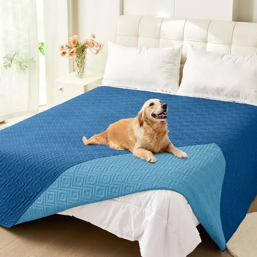 Miniatura 48 de hyha Manta impermeable para perro, manta suave para cama de perro, manta para mascotas, funda de sofá impermeable lavable para perros, fundas Gris