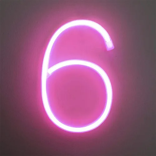 Miniatura 36 de Letrero de neón, letras de neón, letras del alfabeto de neón iluminadas, letras con luces LED, letras de marquesina iluminadas, batería, USB, rosa