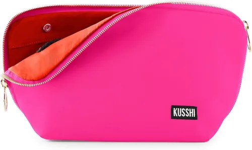Miniatura 22 de KUSSHI Bolsa de Maquillaje y Cosméticos Lavable para Viaje, Negro