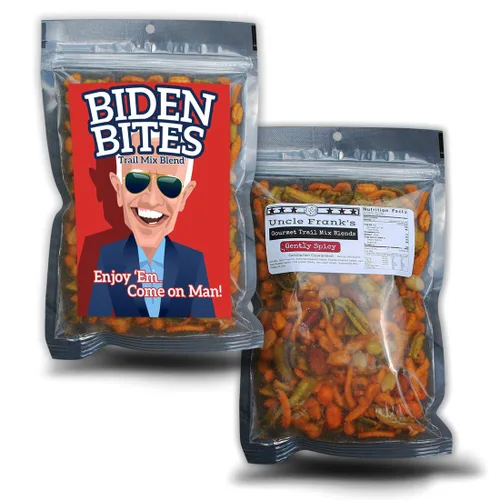 Miniatura 3 de Biden Bites Spicy Trail Mix - Divertida mezcla de bocadillos Joe Biden para hombres y mujeres, regalos gourmet, fabricado en Estados Unidos