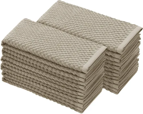 Miniatura 13 de Paquete de 4 toallas para cocina Euro-Cafe Cotton Craft, blancas, 100 % de algodón puro, Algodón, Blanco, paquete de de 12