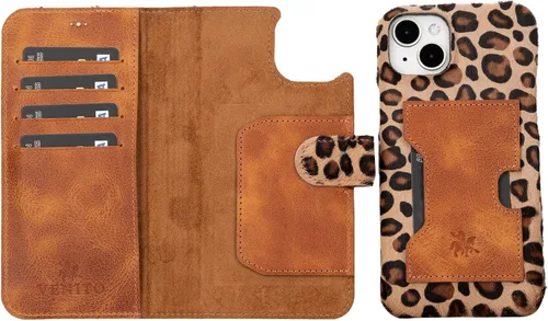 Miniatura 197 de Venito Florence - Funda de piel compatible con Samsung Galaxy S9, extra segura con bloqueo RFID, cartera desmontable para teléfono (gris decolorado)