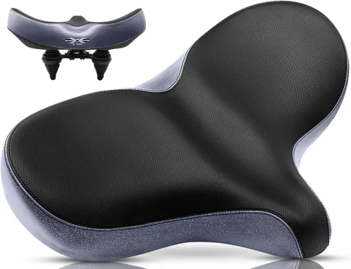 Miniatura 8 de X WING New-Age Noseless Bike Seat Cushion for Men & Women - Extra Padding & Wide - Suitable for City, Electric, Stationary Bikes - Compatible with