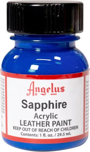 Miniatura 147 de Angelus - Pintura acrílica para cuero, 4 Fl Oz, color blanco - Pintura para cuero profesional flexible, resistente a grietas, arañazos