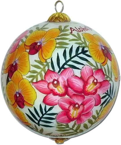 Miniatura 7 de Encantador Adorno Coleccionable de Hula Kids Aloha Kauai Pintado a Mano en Vidrio con Caja de Regalo CP/K de Maui by Design