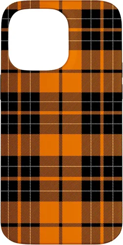 Miniatura 20 de Otoño cuadros naranja y negro patrón patrón caso para iPhone 17