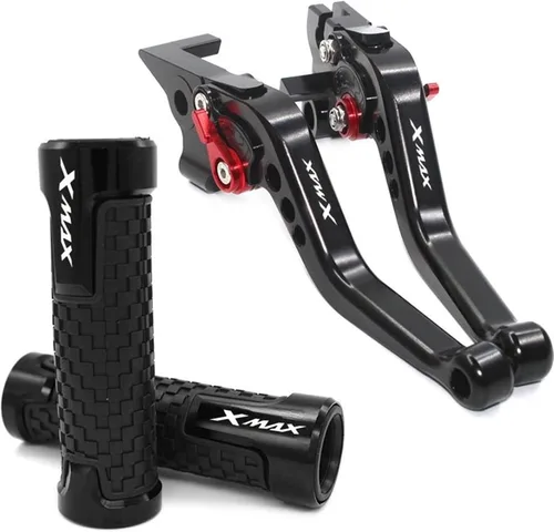 Miniatura 17 de Palancas de embrague de freno ajustables para motocicleta, empuñaduras de freno de mano para Yamaha XMAX250 XMAX300 XMAX400 Xmax X-MAX 250 300 400