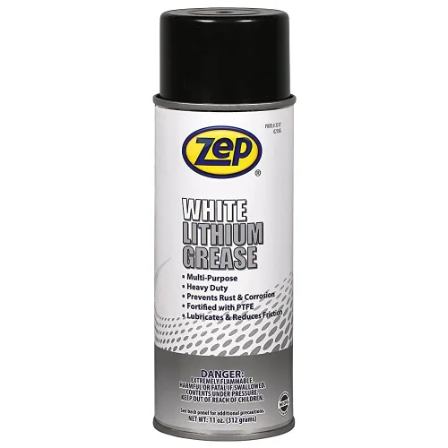Miniatura 6 de Zep Grasa de litio blanca 11 oz 331701 (Caja de 12) Lubricante en aerosol multiusos para todas las aplicaciones de metal a metal
