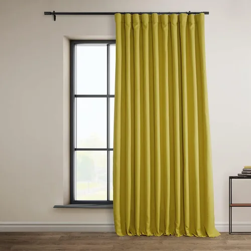 Miniatura 16 de HPD Half Price Drapes - Cortinas de lino sintético para sala de estar (2 paneles) - 100 pulgadas de ancho x 84 pulgadas de largo - Cortinas