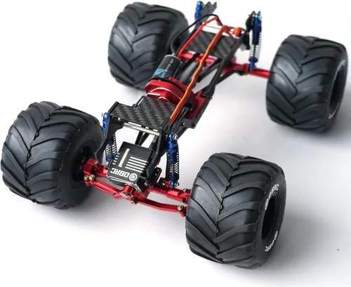 Miniatura 6 de OGRC 1.0 RC Monster Truck Juego de neumáticos para FCX24 SCX24 C10 JLU Deadbolt Gladiator Bronco 1/24 Crawler Car (negro)