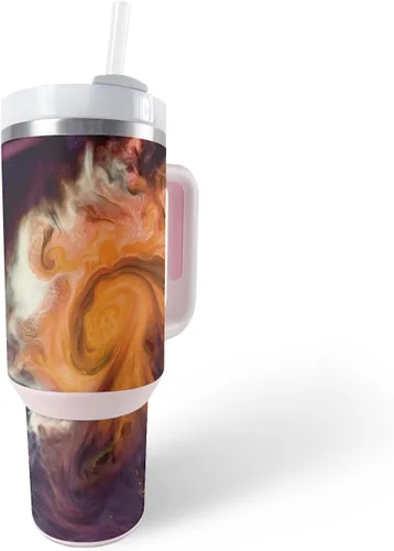 Miniatura 15 de MightySkins Skin - Vaso de vinilo compatible con Stanley The Quencher H2.0 FlowState de 40 onzas, color turquesa sólido, funda protectora, duradera