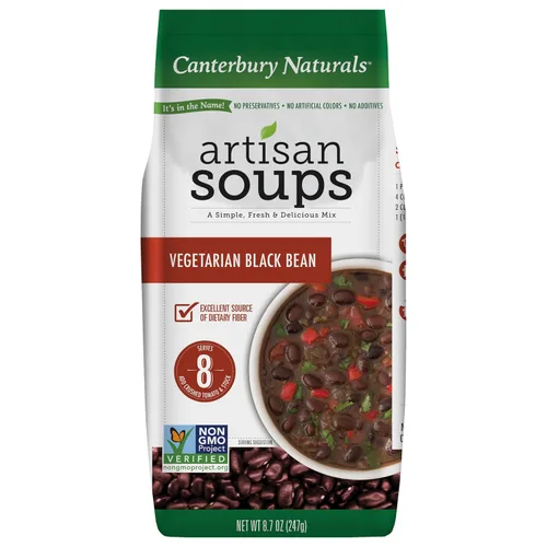 Miniatura 12 de Canterbury Naturals Mezcla de sopa artesanal, mezcla de sopa de fideos con pollo, sin OMG, hace 8 porciones, bolsa de 6.5 onzas (paquete de 3)