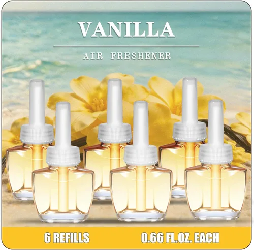 Miniatura 11 de Plug-In - Paquete de 8 repuestos para ambientador, aroma de verano para dormir, aceite esencial de lavanda infundido con gardenia, salvia