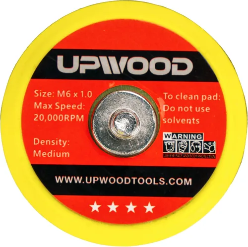 Miniatura 5 de 8 unids 2 pulgadas M6 hilo gancho y bucle almohadilla de respaldo para mini lijadora de aire pulidora