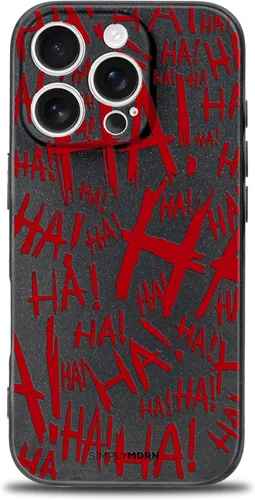 Miniatura 22 de SIMPLYMDRN Funda delgada para iPhone 13 Pro Max, diseño de Joker Haha, funda genial para hombres, cubierta de diseñador de villano superhéroe