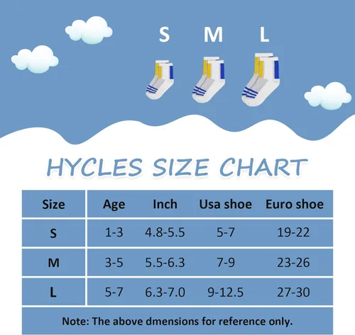 Miniatura 7 de HYCLES Calcetines para niños pequeños con agarre antideslizante 12 pares de calcetines adhesivos de algodón para bebés y niños 1-33-55-7T para niños