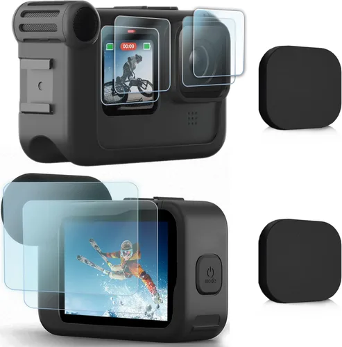 Miniatura 14 de FiTSTILL Protector de pantalla de vidrio templado para Go Pro MAX2/MAX360 2025/MAX Fusion (2019), resistente a los arañazos, pantalla LCD de vidrio