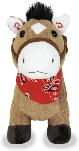Miniatura 5 de Cuddle Barn – Gallop The Musical Horse Juguete de peluche animado Galopa, trota y canta "Giddy Up, Lil' Cowboy" Animal de peluche de 10