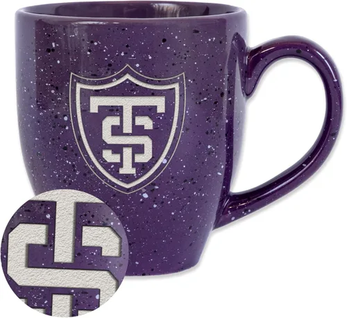 Miniatura 388 de Rico Industries NCAA Virginia Tech Hokies Maroon - Taza de café de cerámica grabada con láser, color del equipo, 16 onzas
