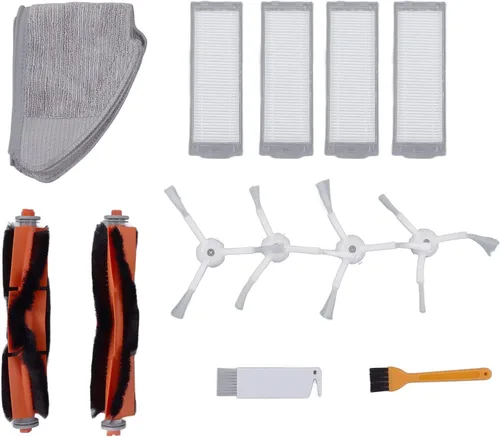 Miniatura 7 de Kit de cepillo de repuesto para trapeador de aspirador robot 2 Lite 2 Pro MJSTL MJST1S, accesorios de aspiradora de 16 piezas con cepillos