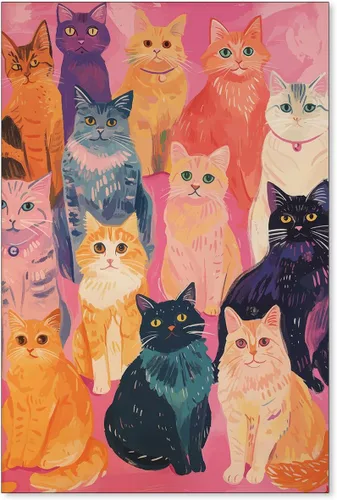 Miniatura 42 de Póster de pintura al óleo colorida de ventana abierta, arte de pared abstracto impresionista famoso y moderno, impresiones de lienzo estético