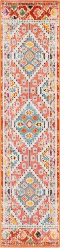 Miniatura 19 de Safavieh Madison Collection MAD418F - Alfombra de área con diamantes, Polipropileno, Gris/amarillo