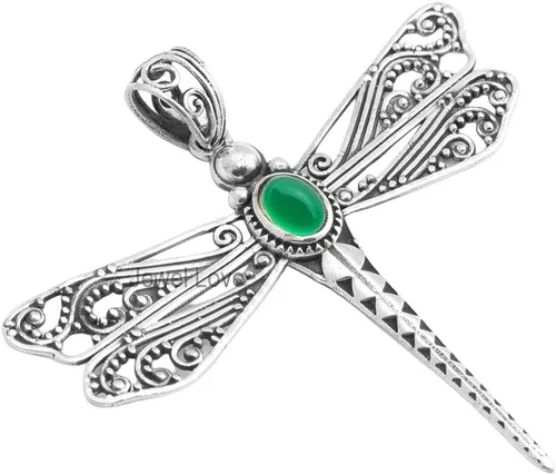 Collar de plata de ley 925 para mujer, collar con colgante de piedras preciosas auténticas, collar con colgante hipoalergénico para regalo de