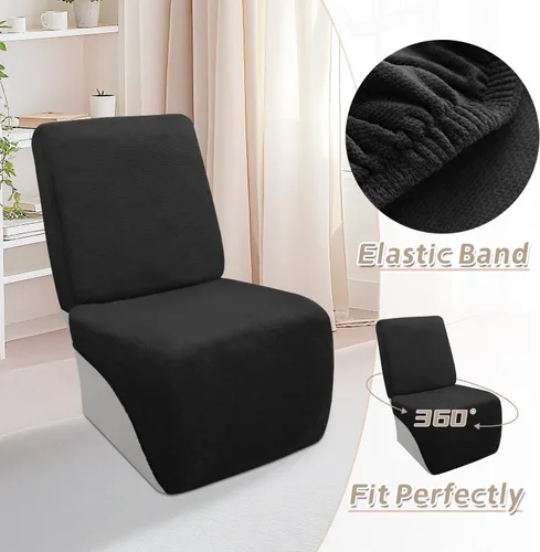 Miniatura 188 de Arfntevss Fundas de sofá seccional reclinable de terciopelo, Funda de sofá seccional de esquina para sofá reclinable, Funda elástica suave