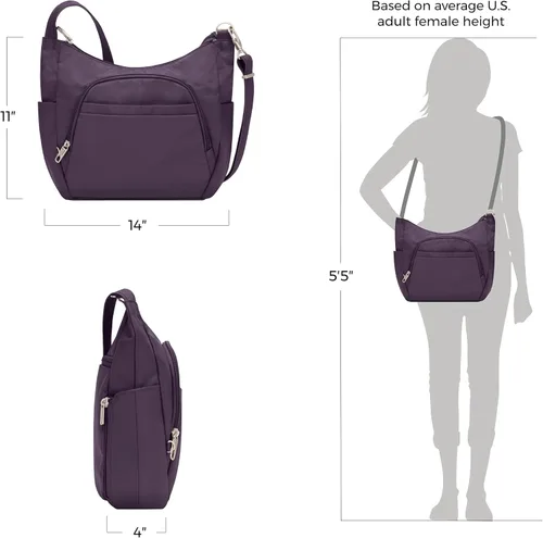 Miniatura 75 de Travelon Bolso bandolera clásico antirrobo