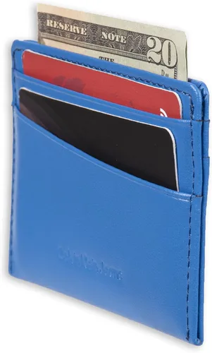Miniatura 3 de Calvin Klein Juegos de cartera de cuero RFID delgado minimalista para hombre