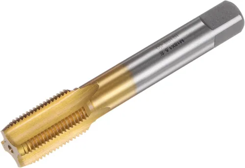 Miniatura 13 de uxcell Grifos de flauta rectos, M12 x 1.25 Mano izquierda métrica cubierta de titanio M35 cobalto de alta velocidad máquina de acero roscado roscado