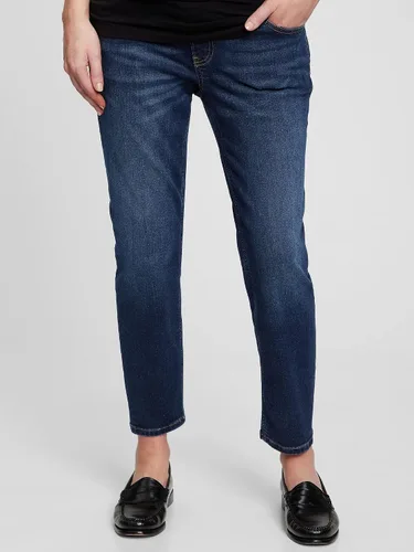 Miniatura 4 de GAP Women's Maternity True Waistband Full Panel Cheeky Straight Jeans