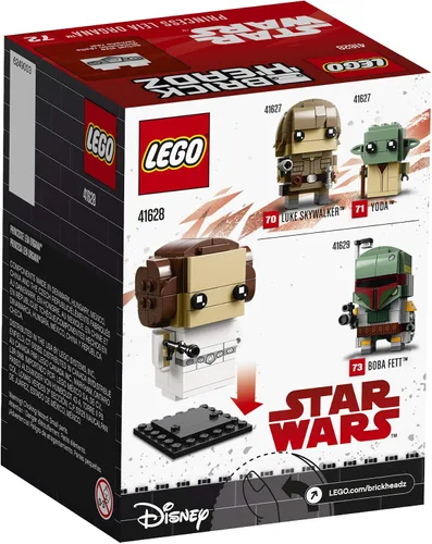 Miniatura 5 de LEGO 6225350 Brickheadz Princess Leia Organa 41628 Kit de construcción, multicolor