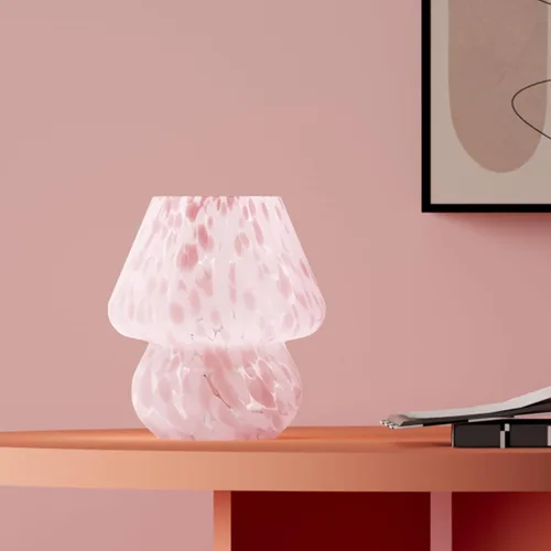 Miniatura 9 de Dawnwake Lámpara de Mesa con Forma de Hongo para Dormitorio, Pequeñas Lámparas de Escritorio de Mesita de Noche para Sala de Estar, Decoración