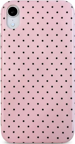 Miniatura 9 de Qokey Funda compatible con iPhone XR, bonito diseño de flores de jardín para niñas y mujeres, patrón mate, suave, ligera, delgada, TPU a prueba