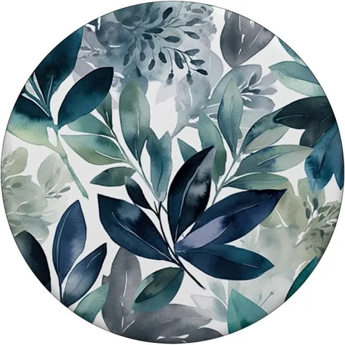 Miniatura 3 de Patrón de jardín verde floral de eucalipto PopSockets PopGrip intercambiable