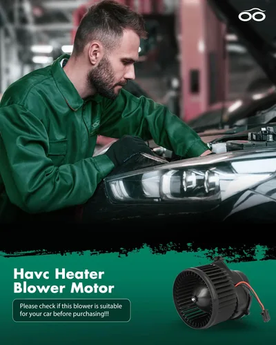 Miniatura 7 de SCITOO BM10118C Motor de ventilador delantero HVAC con jaula de ventilador para BMW 2014-2023, para Mini 2014 2016-2023