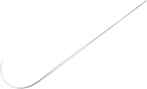 Miniatura 8 de Agujas giratorias de cuentas de acero inoxidable, agujas de cuentas finas, fabricación de joyas, agujas curvadas para cuentas giratorias (3 piezas A)